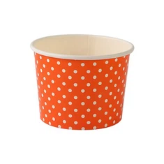 Vienkartinis ledų popierinis dubuo