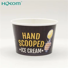 Individualūs popieriniai ledų puodeliai